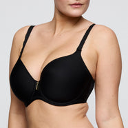 Twixie Black Padded Heartshape Bra