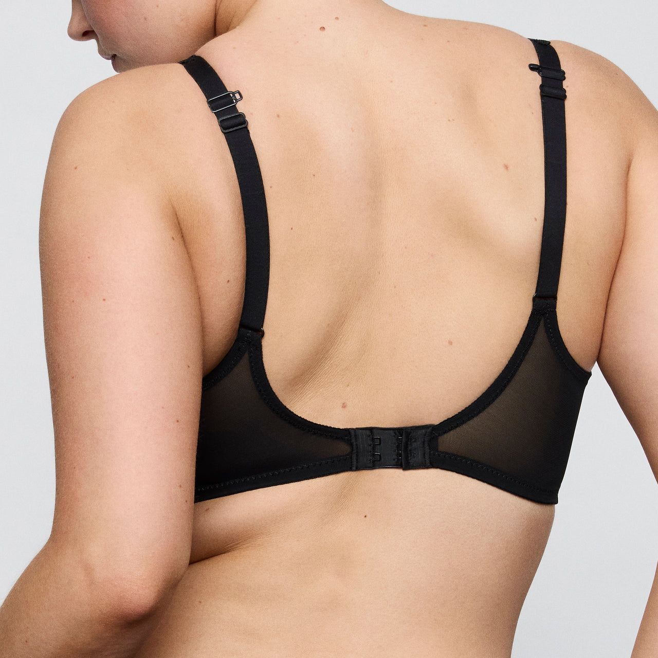 Twixie Black Padded Heartshape Bra