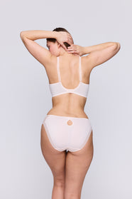 Glass Beach Crystal Pink Padded Bra Heartshape