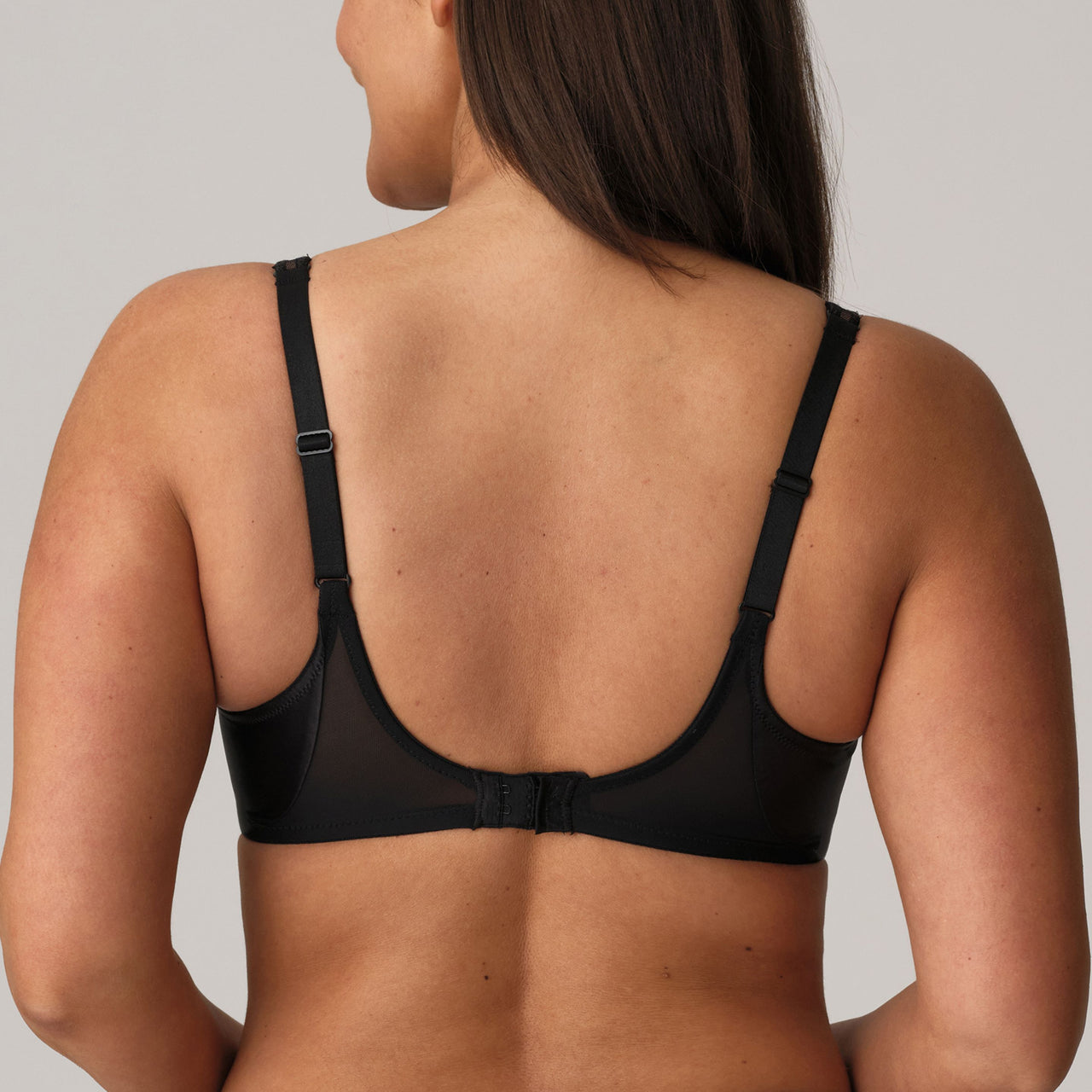 Zipolite Black Half Padded Plunge Bra