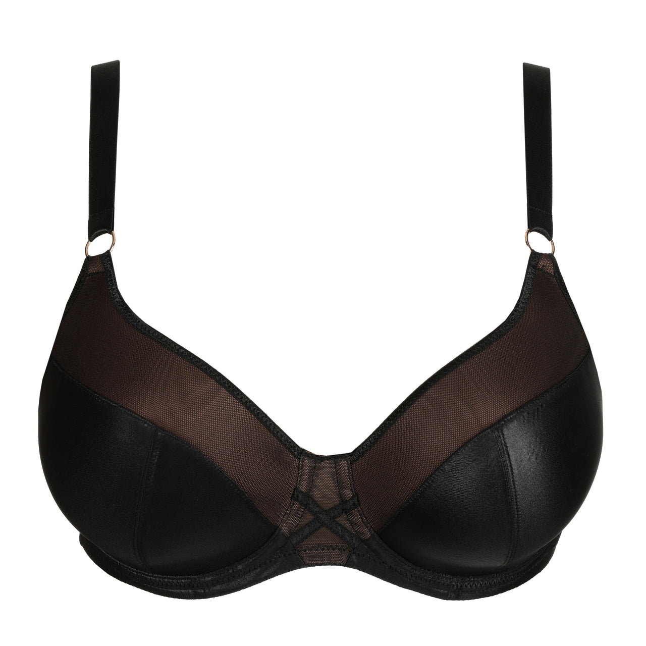 Zipolite Black Padded Heartshape Bra