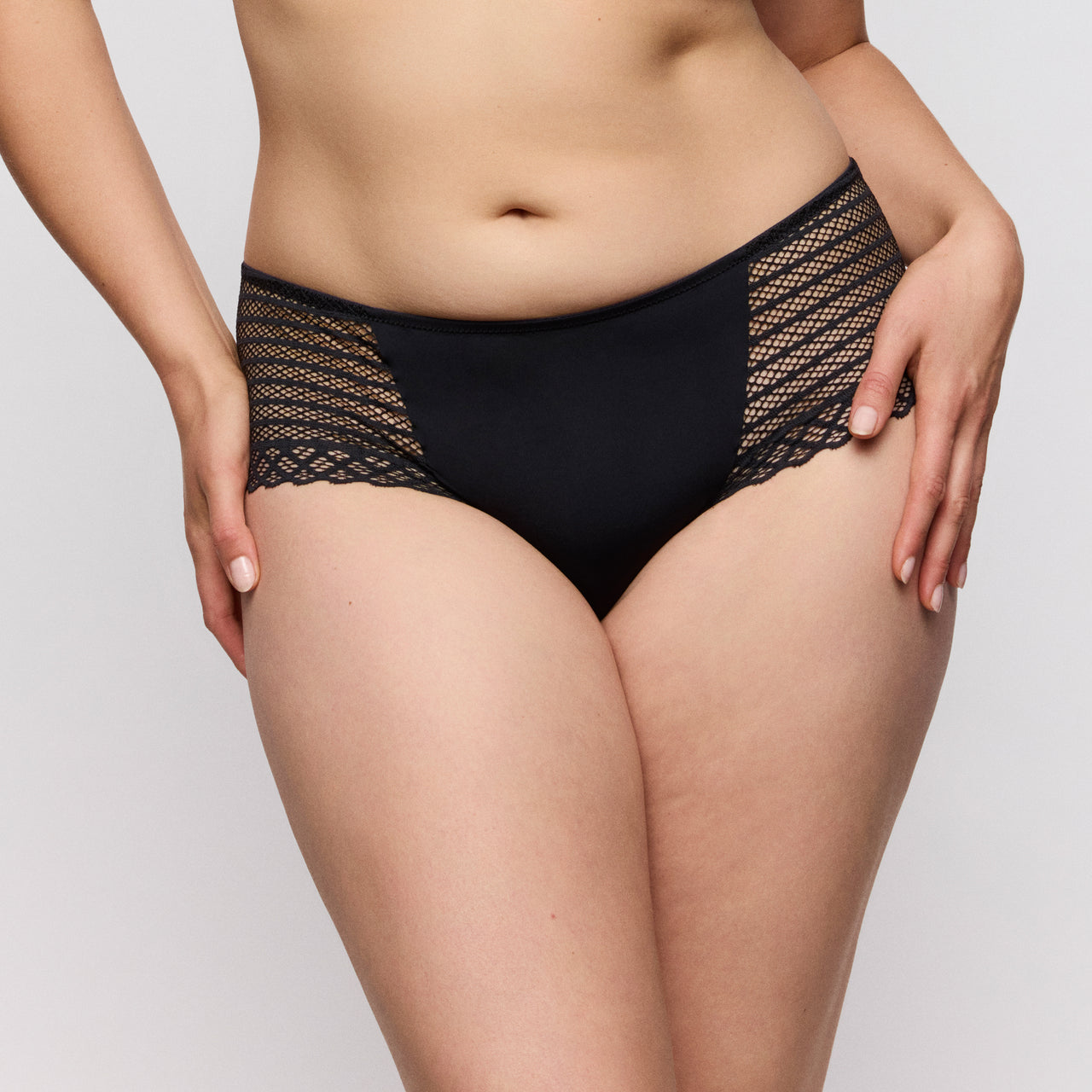 Twist Side Charcoal Hotpants