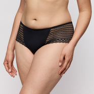 Twist Side Charcoal Hotpants