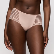 Twist Side Powder Rose Hotpants