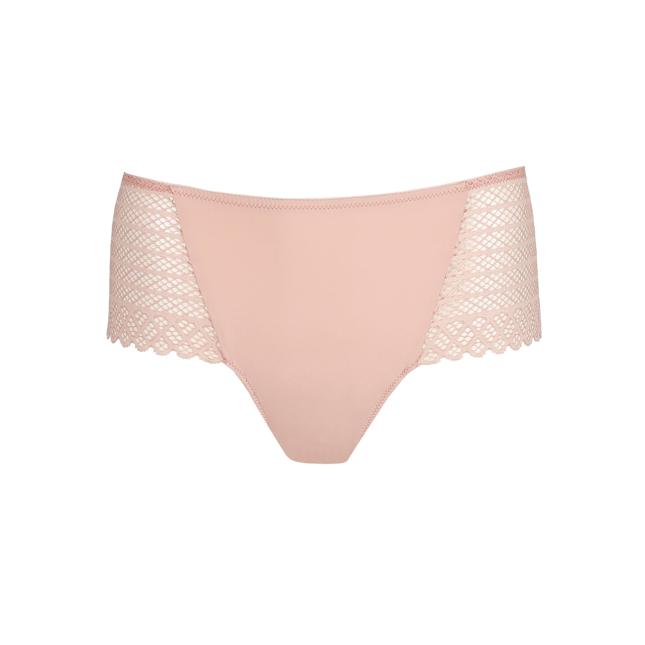 Twist Side Powder Rose Hotpants