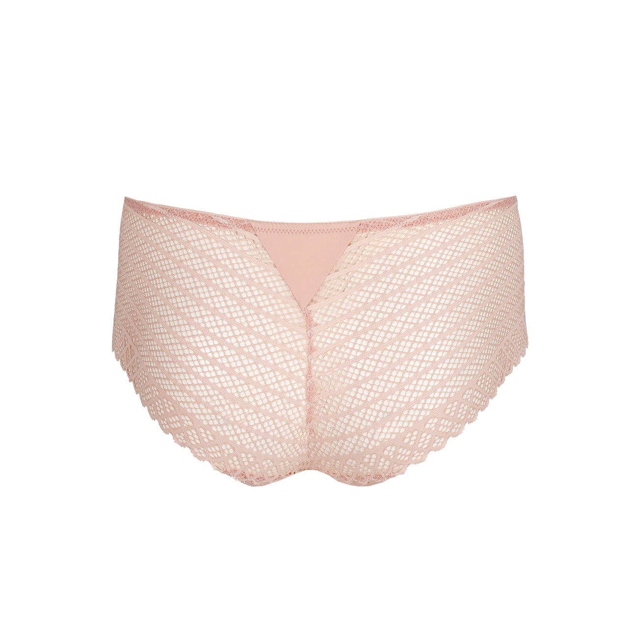 Twist Side Powder Rose Hotpants