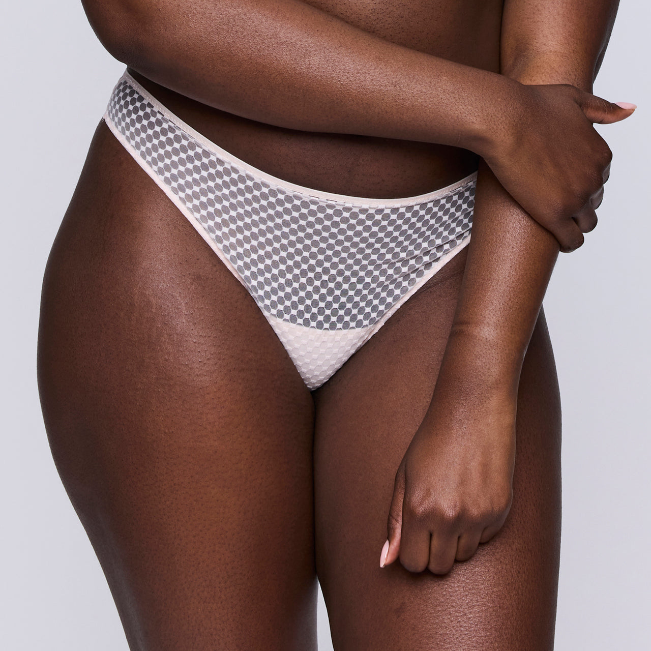 Glass Beach Crystal Pink Thong