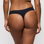Twist Side Charcoal Thong