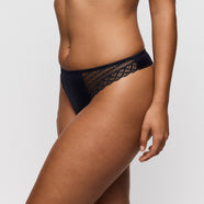 Twist Side Charcoal Thong