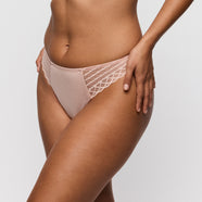 Twist Side Powder Rose Thong