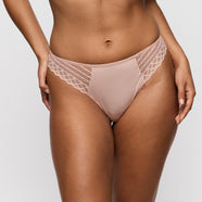 Twist Side Powder Rose Thong