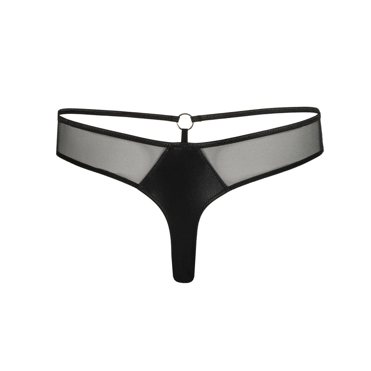 Zipolite Black Thong
