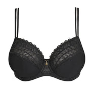 Twist Side Charcoal Full Cup Bra