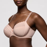 Twist Side Powder Rose Full Cup Bra