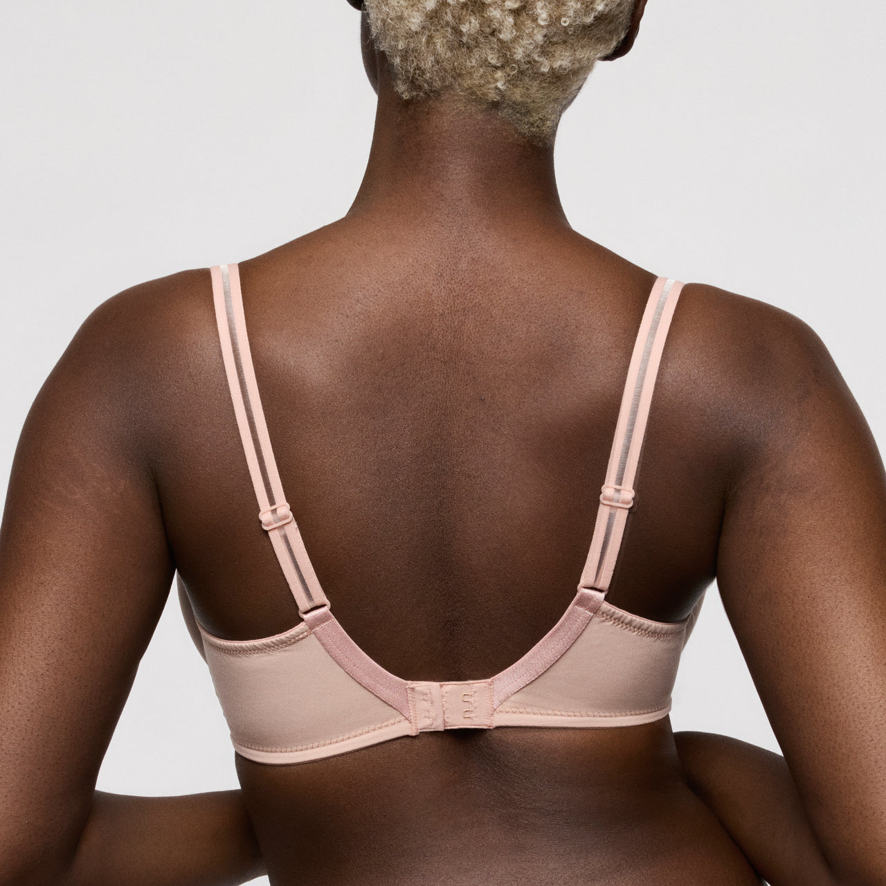 Twist Side Powder Rose Full Cup Bra