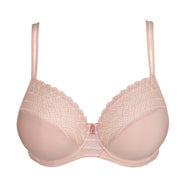 Twist Side Powder Rose Full Cup Bra
