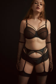 Zipolite Black Full Cup Bra