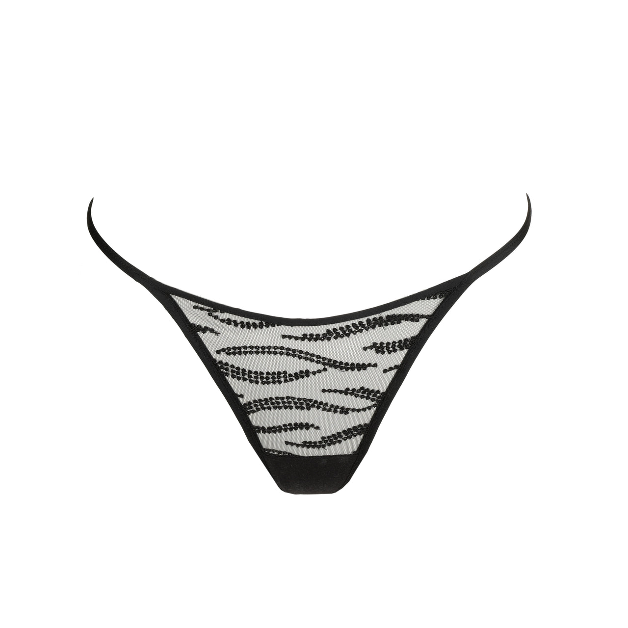 Milhon Black Mini Thong