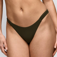 Lita Olive Green Bikini Briefs Brazilian