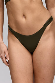 Lita Olive Green Bikini Briefs Brazilian