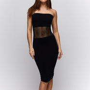 Miss Black Swimwear Dress Long