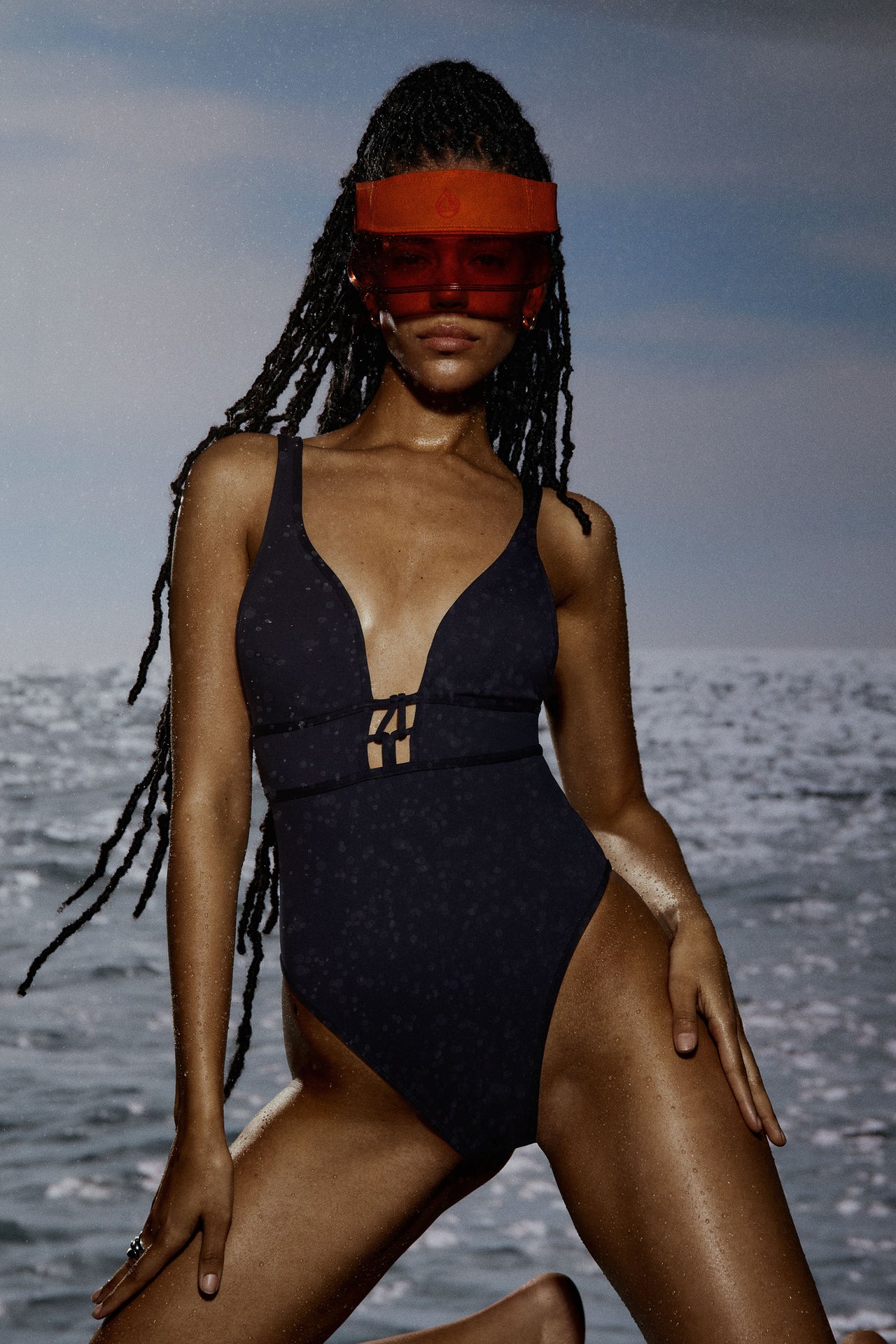 Sha Black Padded Triangle Swimsuit