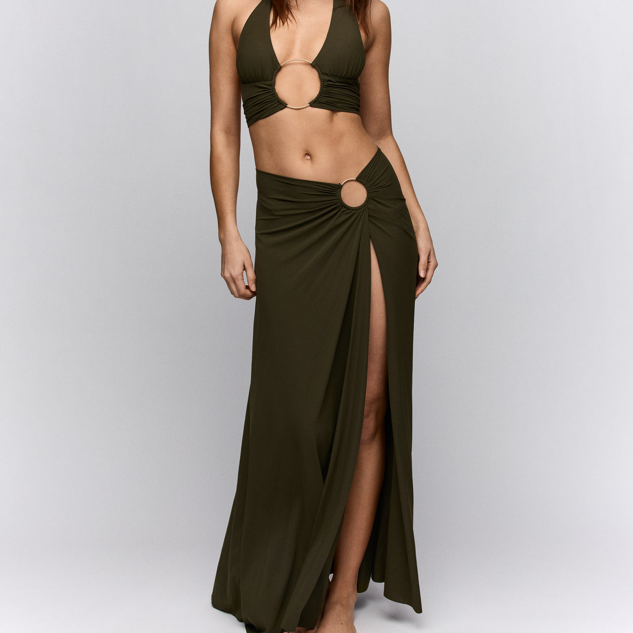 Lita Olive Green Swimwear Special Accessory