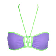 Sha Neon Padded Strapless Bikini Top