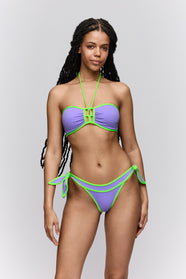 Sha Neon Bikini Briefs Waist Ropes