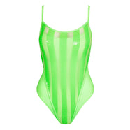 Sha Neon Swimsuit Boat Neck Remov. Pads