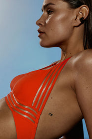 Miss Hot Lava Triangle Bikini Top
