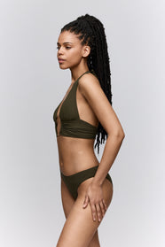 Lita Olive Green Bikini Briefs Rio