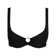 Lita Black Flexi-wire Bikini Top