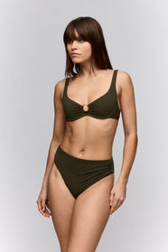 Lita Olive Green Bikini Full Briefs