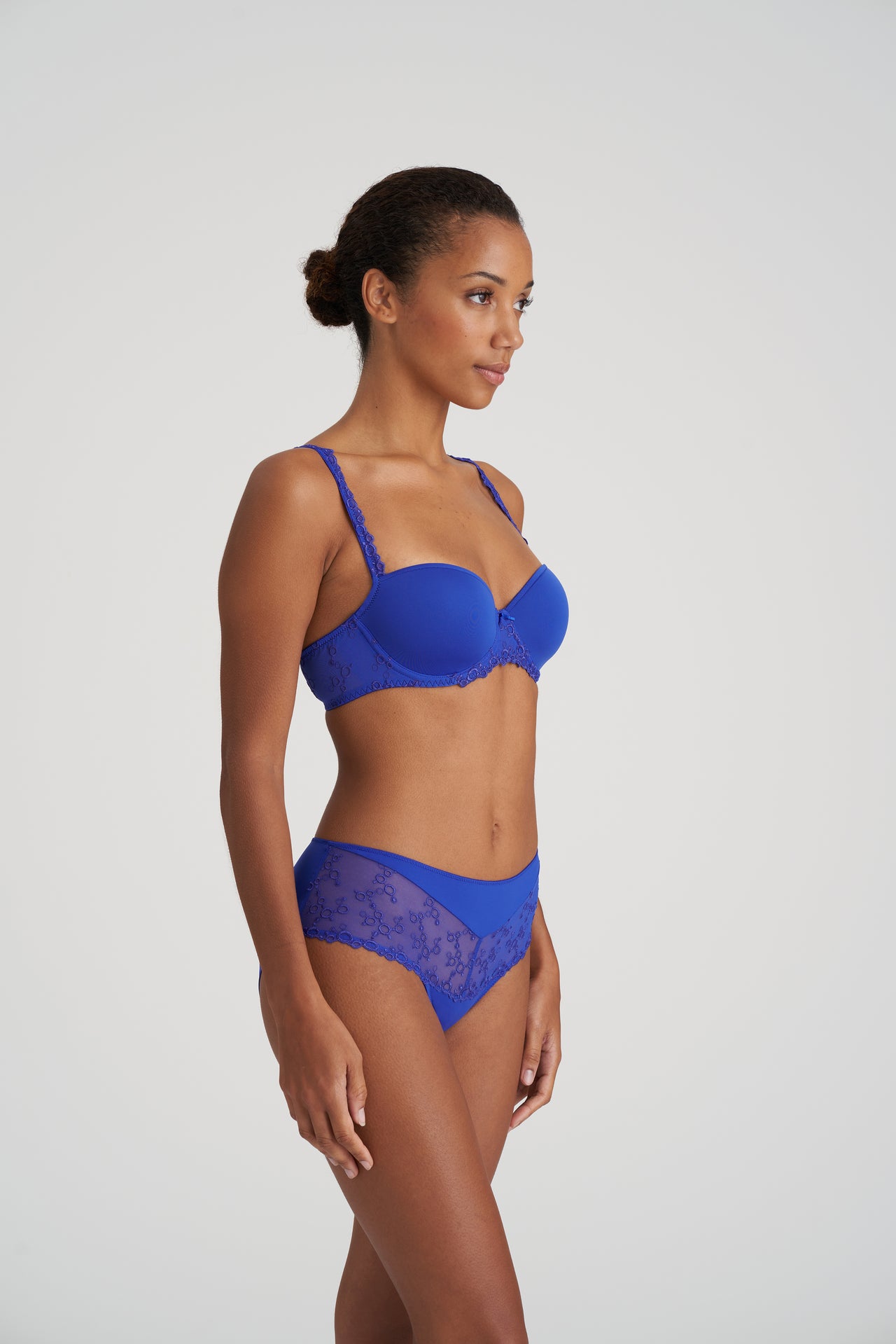 Nellie Electric Blue Padded Balcony Bra