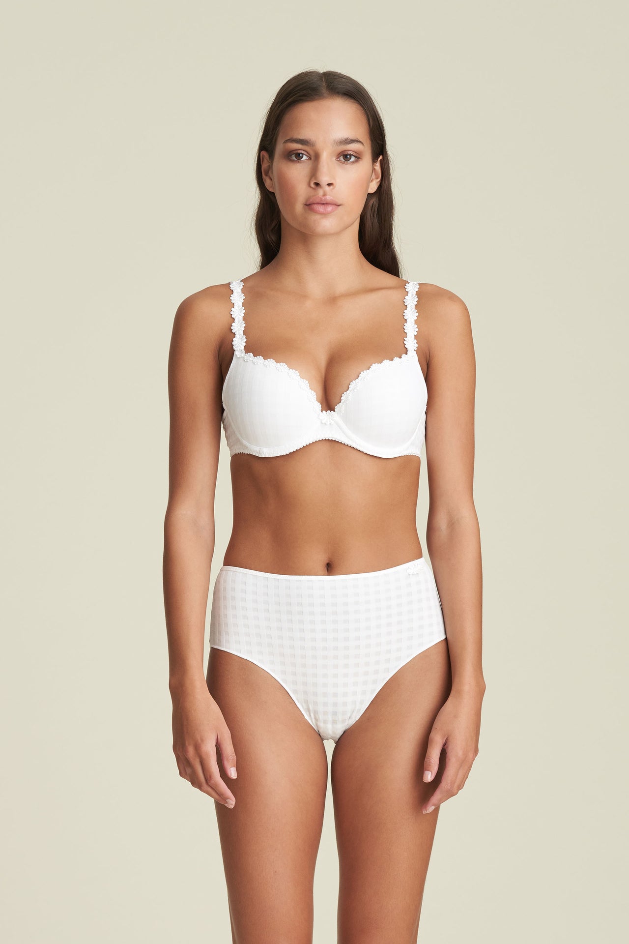Daisy White Push-up Bra