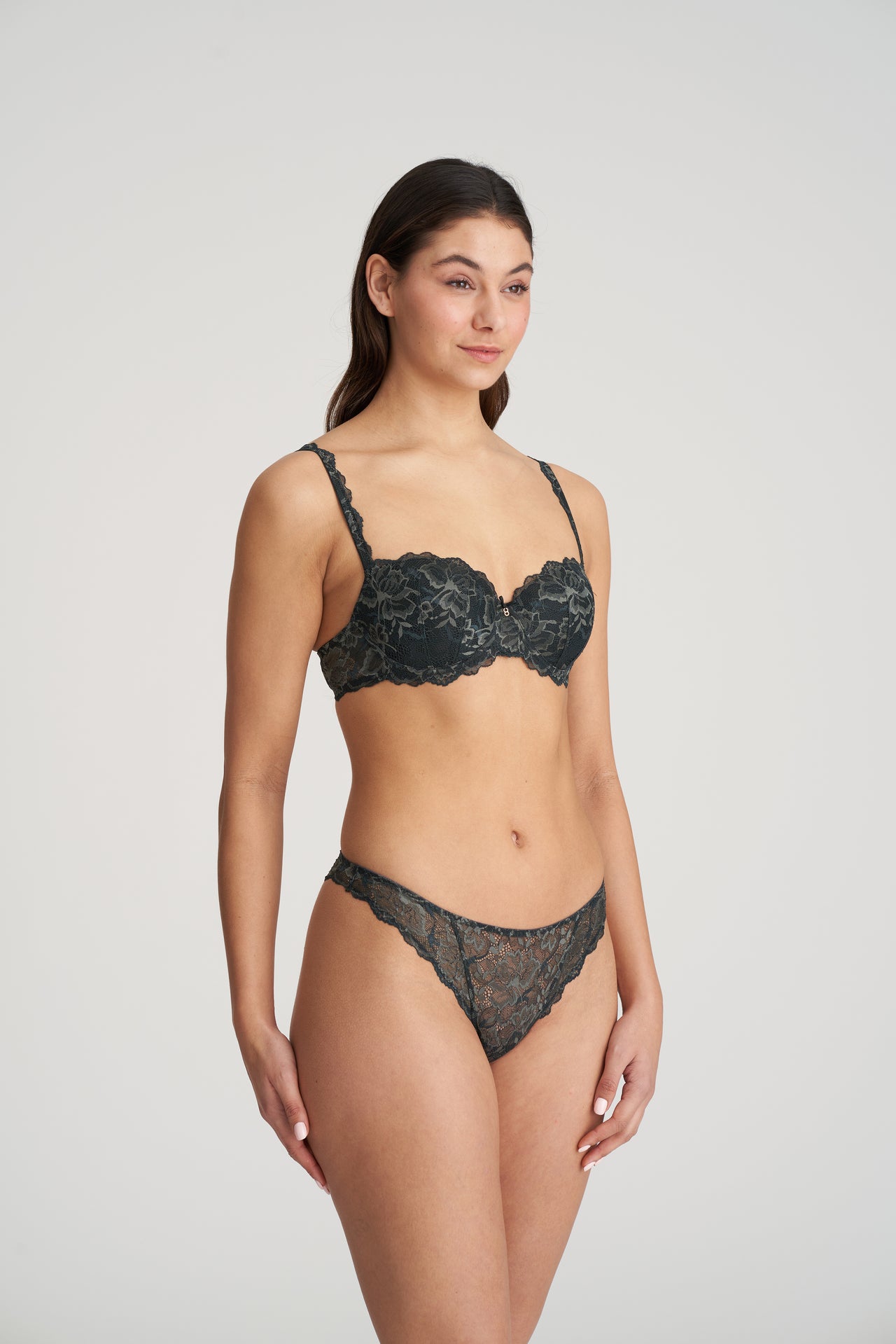 Manyla Night Grey Thong