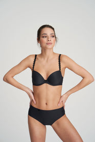 Dottie Charcoal Padded Plunge Bra