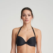 Dottie Charcoal Padded Plunge Bra