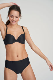 Dottie Charcoal Padded Plunge Bra