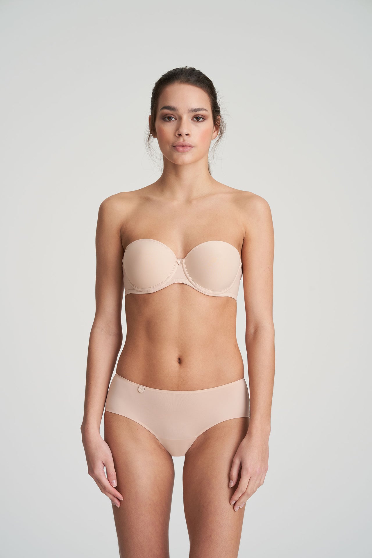 Tom Caffe Latte Padded Bra Strapless