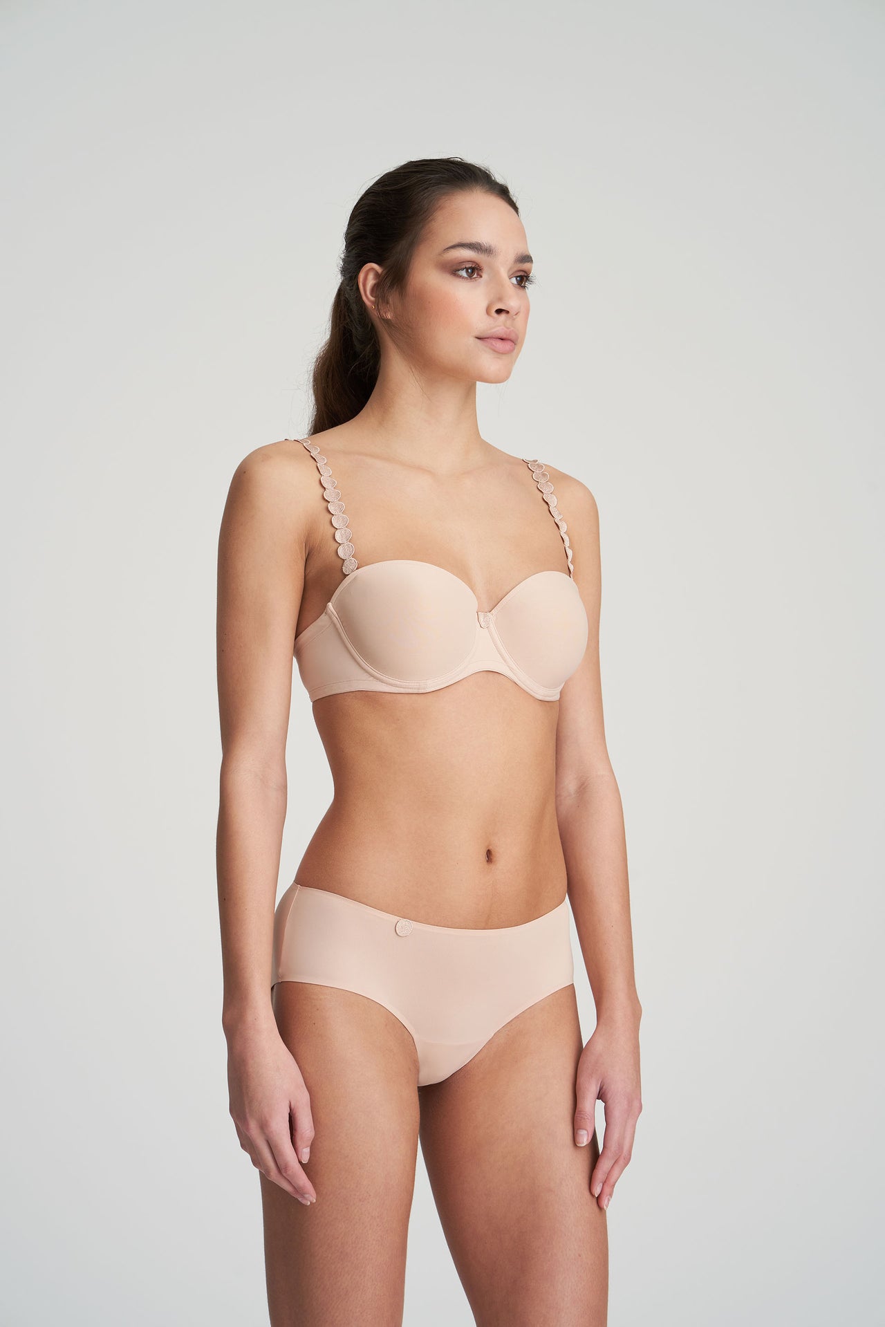 Tom Caffe Latte Padded Bra Strapless