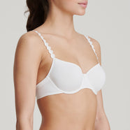 Dottie White Full Cup Bra