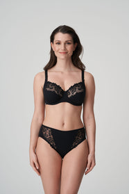 Deauville Black Full Briefs