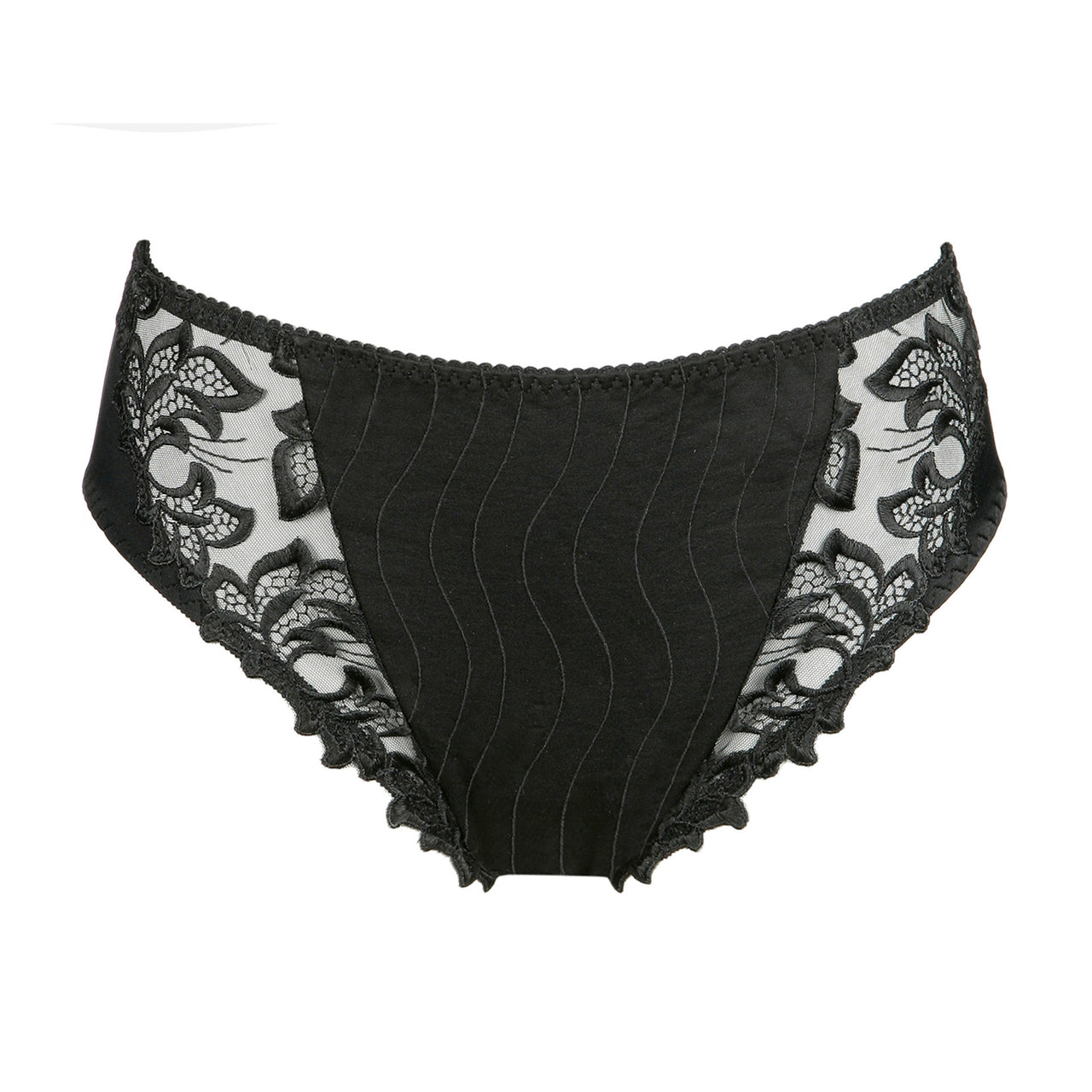 Deauville Black Full Briefs