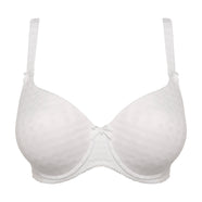 Madison White Padded Bra Heartshape