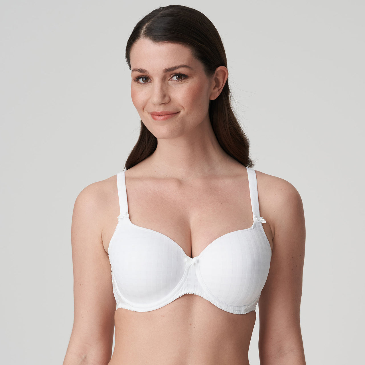 Madison White Padded Bra Heartshape