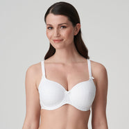 Madison White Padded Bra Heartshape