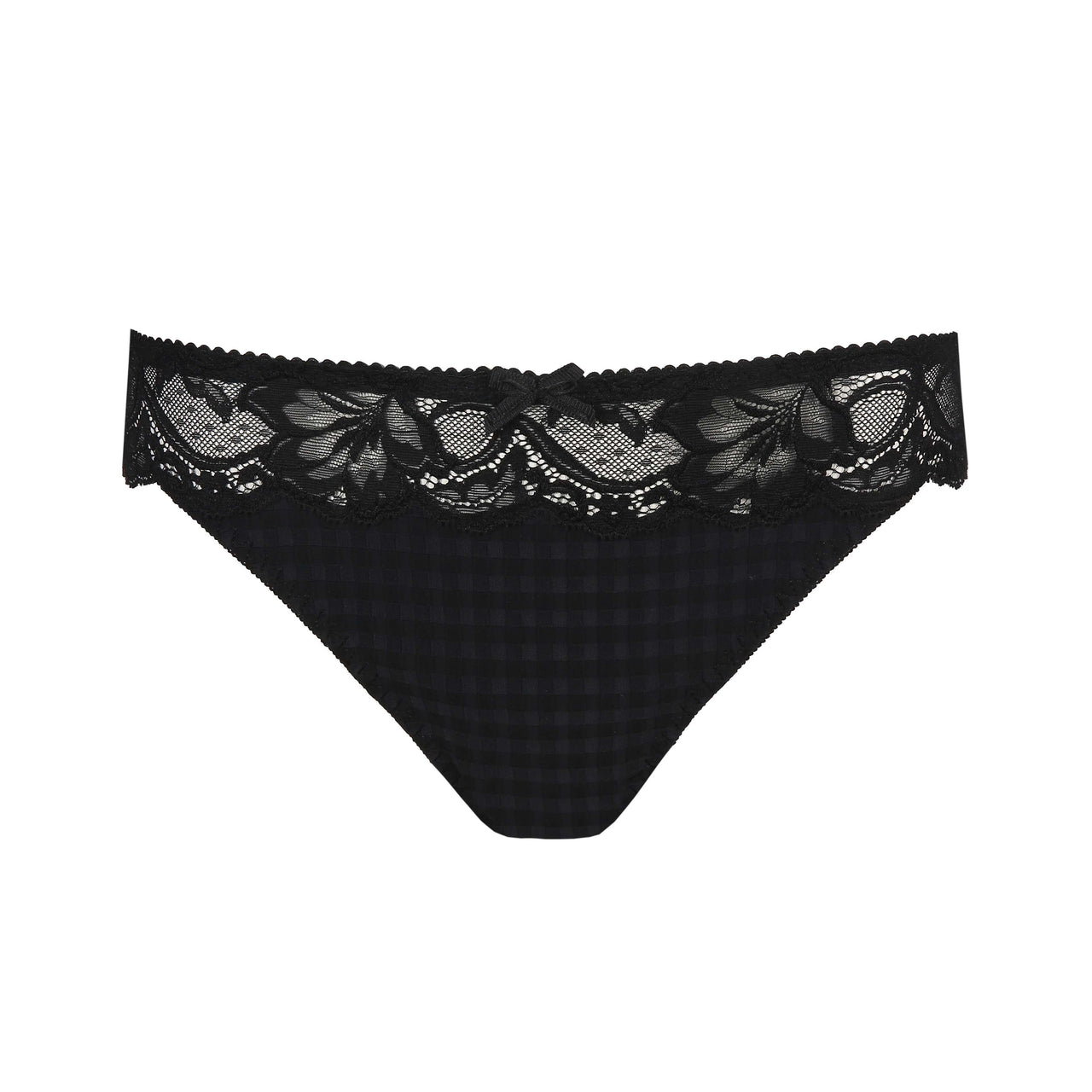 Madison Black Thong