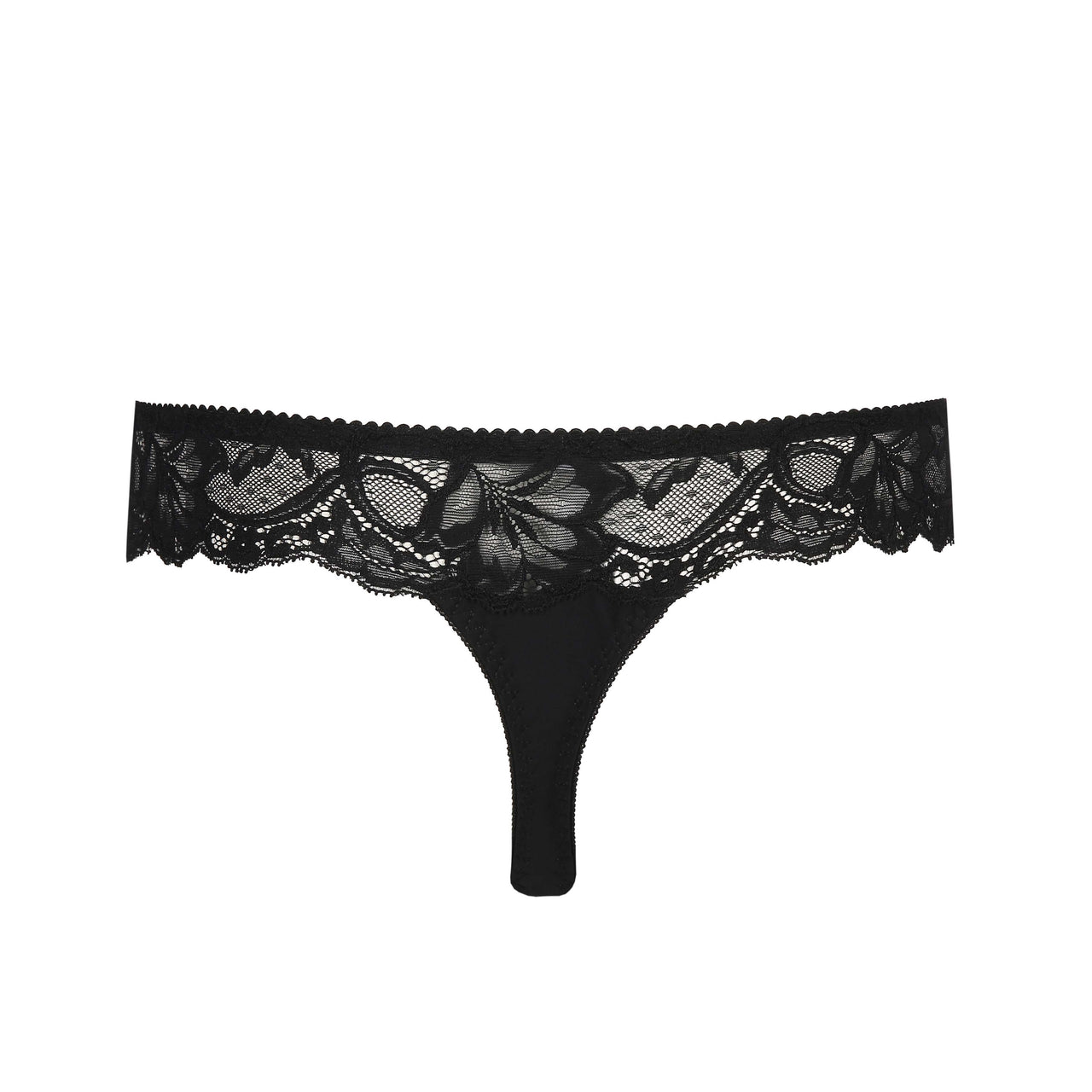 Madison Black Thong